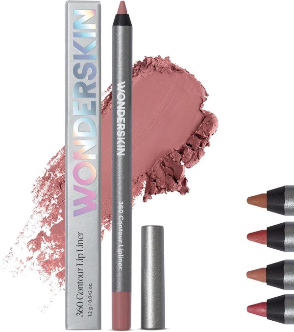 Wonderskin Lip Liner Pencil - 360 Contour Lipliner, Long Las...