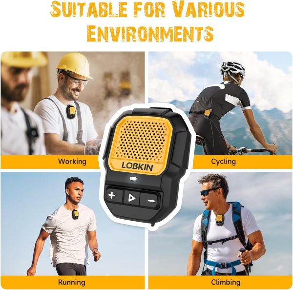 LOBKIN Portable Bluetooth Speaker Bluetooth 5.4 Wearable Wir... - Image 7