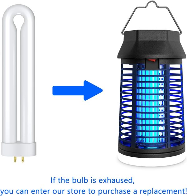 Bug Zapper, 4200V Mosquito Zapper with LED Light, Bug Zapper... - Image 6