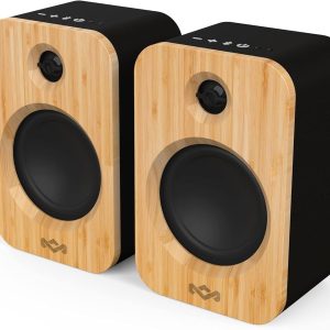 House of Marley Get Together Duo, Powerful Bookshelf Speaker...