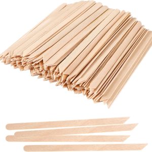 JANYUN 200 Pcs Eyebrow Waxing Sticks Wax Applicator, Wood Wa...