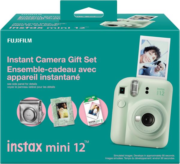 FUJIFILM INSTAX Mini 12 Instant Camera Gift Set - Mint Green - Image 2
