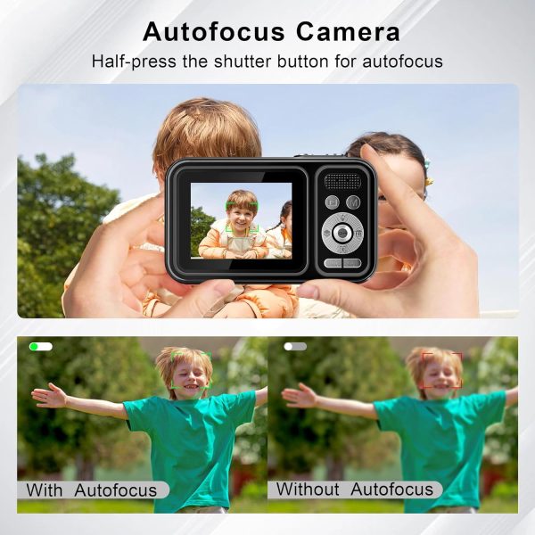 JVSCAM Digital Camera, Autofocus 48MP Kids Camera, FHD 1080P... - Image 2