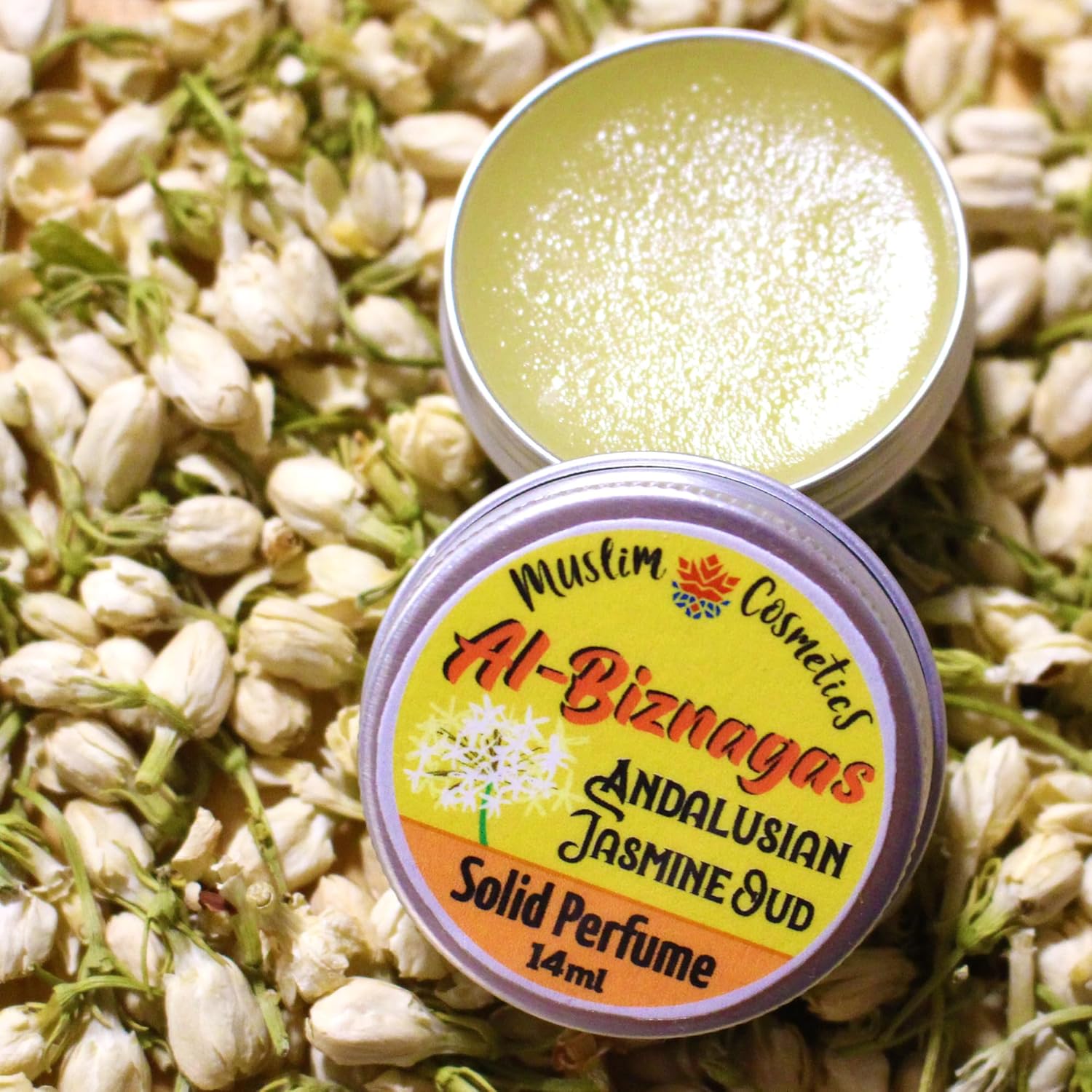 Jasmine SOLID perfume | Andalusian Oud | Agarwood oil | Hala…