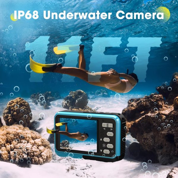 4K Waterproof Camera Underwater Camera Snorkeling 11FT with ... - Image 3