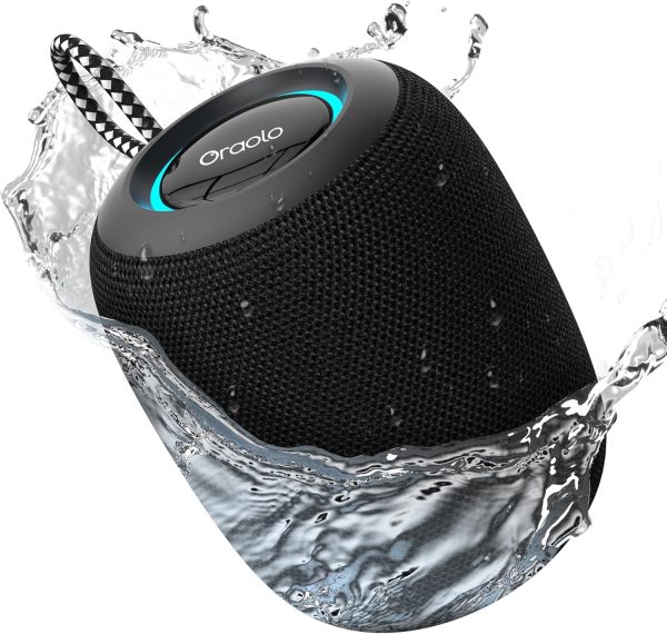 Oraolo Bluetooth Speaker, IPX7 Waterproof Portable Bluetooth...