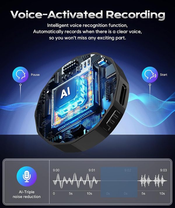 136GB (9600 Hour) Magnetic Voice Activated Recorder - Muluku... - Image 6