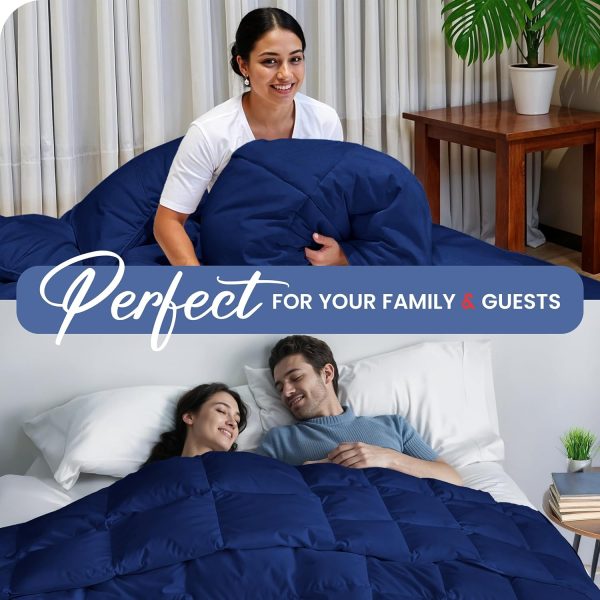 Canadian Linen Down Alternative Comforter All Season Quilted... - Image 8