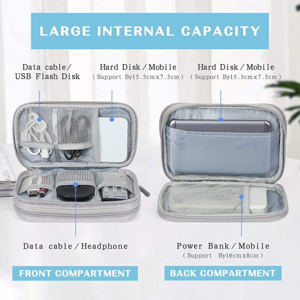 FYY Electronic Organizer, Travel Cable Organizer Bag Pouch E... - Image 3