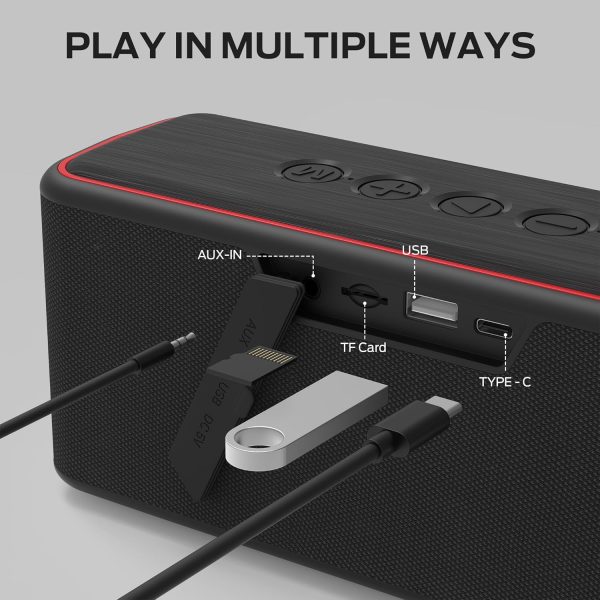 Monster Shock Plus Bluetooth Speaker, Portable Speaker with ... - Image 5