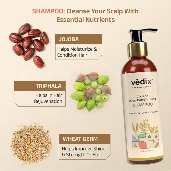 Vedix Complete Hair Growth Combo Kit | Ayurvedic Hair Care F... - Image 5