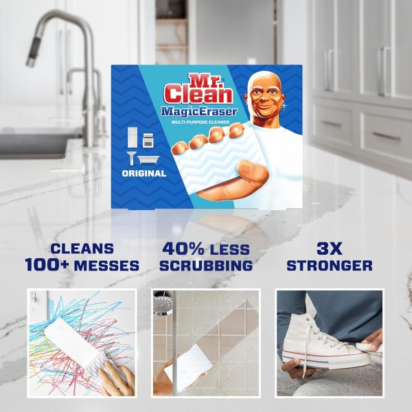 Mr Clean Magic Erasers Original, Bathroom, Shower, and Oven ... - Image 2