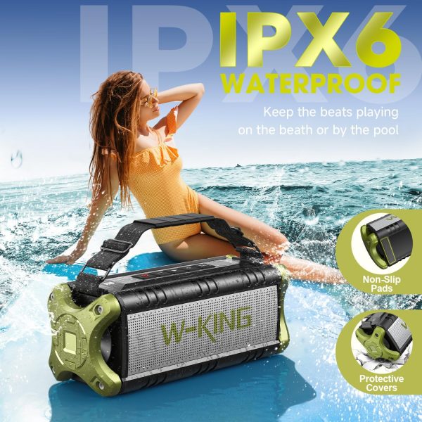 W-King 90W Peak Bluetooth Speaker, Portable Speakers Bluetoo... - Image 3