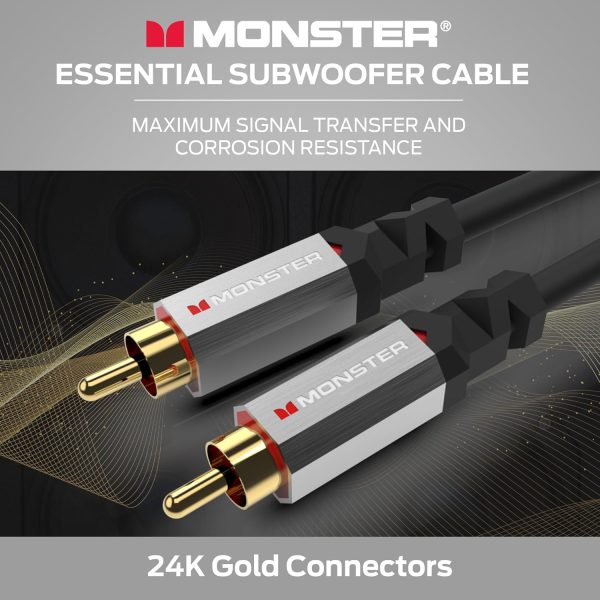 Monster Essentials Premium Subwoofer Cable Connector for Hom... - Image 2
