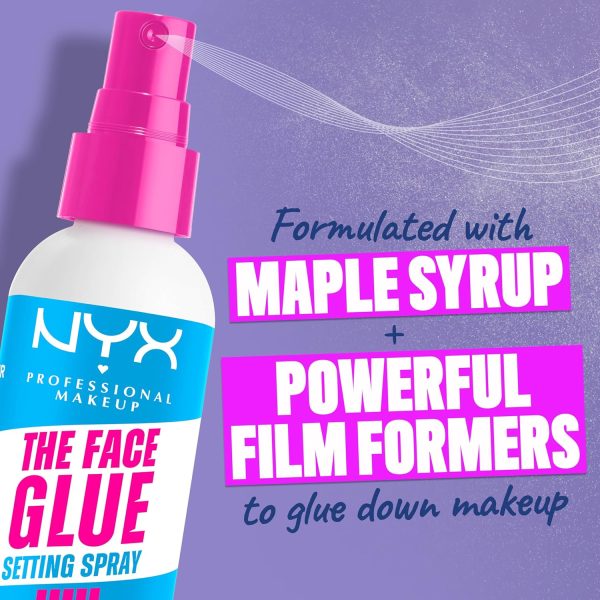 NYX Professional Makeup The Face Glue Setting Spray, Grippin... - Image 4