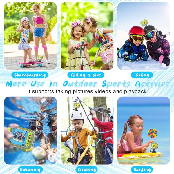 CHAKEYAKE Kids Camera, 20MP 1080P Kids Digital Waterproof Ca... - Image 4
