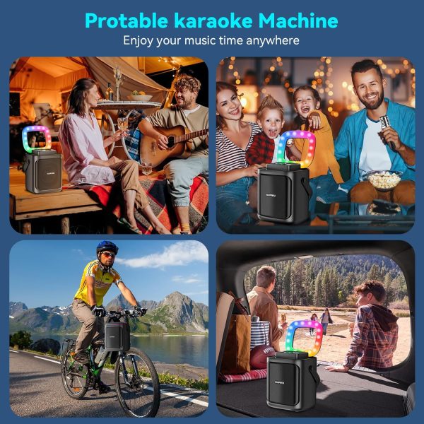 SUPNIU Karaoke Machine for Adults Kids, Portable Bluetooth K... - Image 6