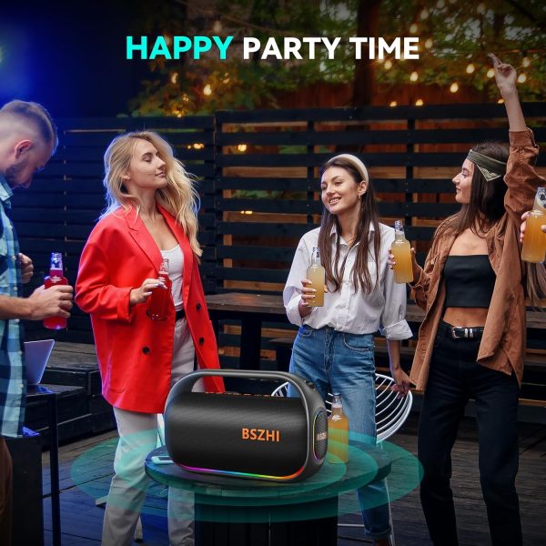 80W(120W Peak) Bluetooth Speaker Loud, Portable IPX6 Waterpr... - Image 8