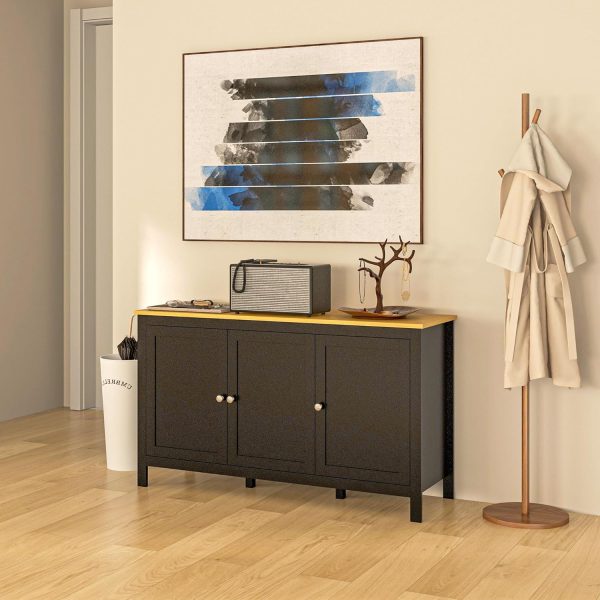 HOMCOM Buffet Cabinet, Sideboard, Storage Cabinet with Doors... - Image 9