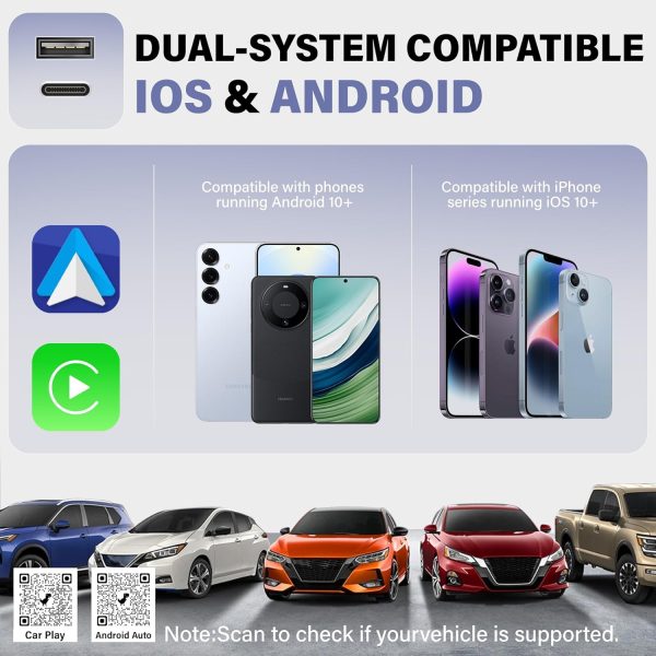 Wireless CarPlay Adapter– Android Auto Wireless Adapter, 5.8... - Image 7