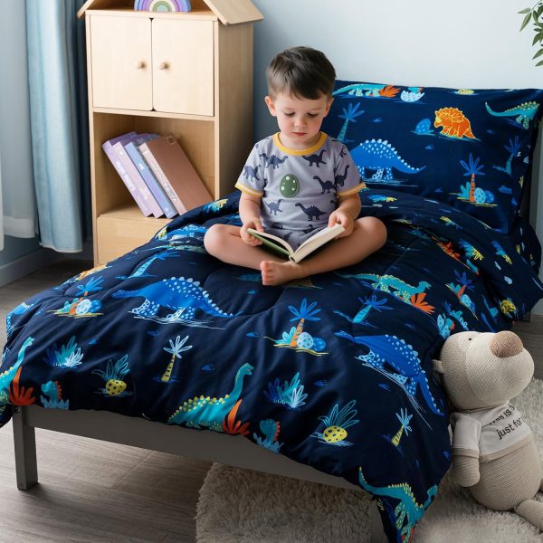david's kids 4 Piece Toddler Bedding Set - Soft Breathable T... - Image 4