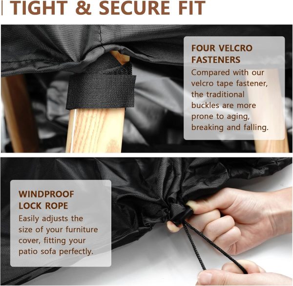 Mokani Patio Furniture Covers, Waterproof, Outdoor Furniture... - Image 4