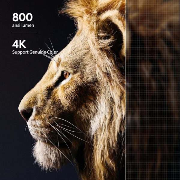 GooDee Projector 4K with WiFi and Bluetooth Supported, FHD 1... - Image 2