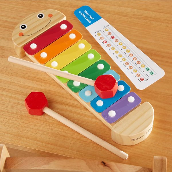 Melissa & Doug Caterpillar Xylophone Musical Toy with Wooden... - Image 9