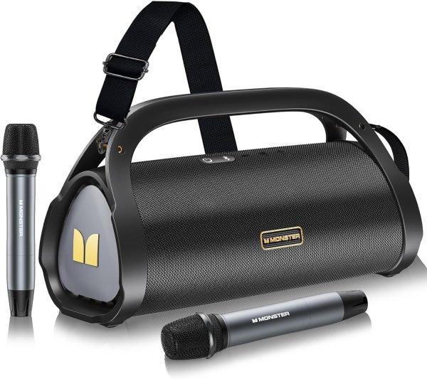 Monster Adventurer Max Bluetooth Speaker with Two Wireless M...