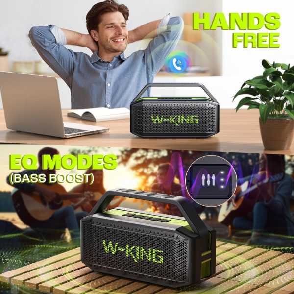 W-KING Bluetooth Speaker - (100W PEAK)60W Rich Bass, IPX6 Wa... - Image 5