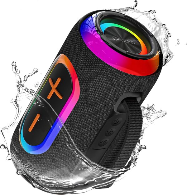 Oraolo Bluetooth Speaker, Portable Speaker with 24W Loud Ste...