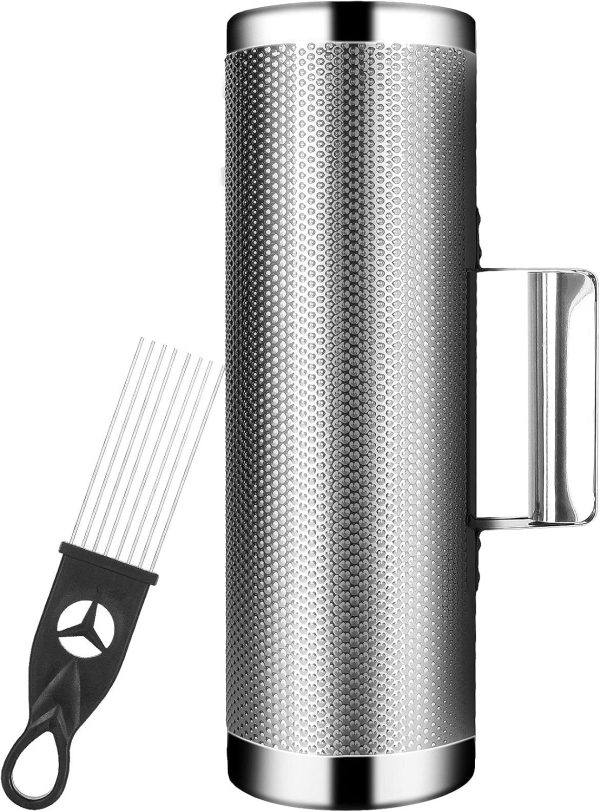 12" x 4" Metal Guiro Shaker Stainless Steel Guiro Instrument...