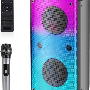 TAMPROAD Bluetooth Speaker, 80W Peak Wireless TWS Portable O...