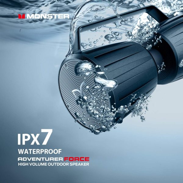 Monster Adventurer Force Bluetooth Speaker, IPX7 Waterproof ... - Image 3