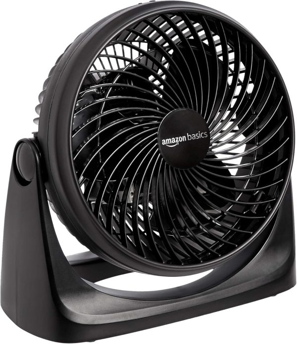 Amazon Basics Air Circulator Fan, Desk Fan for Bedroom, Home...