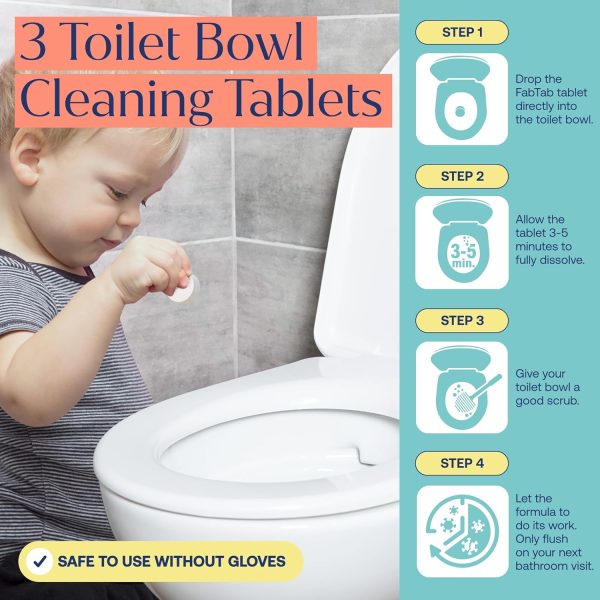 Fab Tab Cleaning Tablets Vacation and Travel Cleaning Kit - ... - Image 7