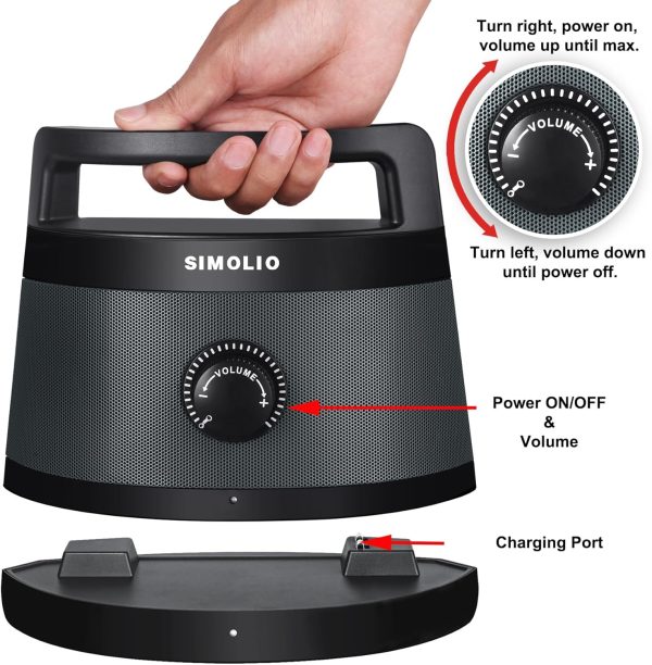 SIMOLIO Digital Assisted Hearing Amplifier Wireless TV Speak... - Image 6