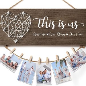 Baoswi Housewarming Gifts New Home Wall Decor Sign, This is ...