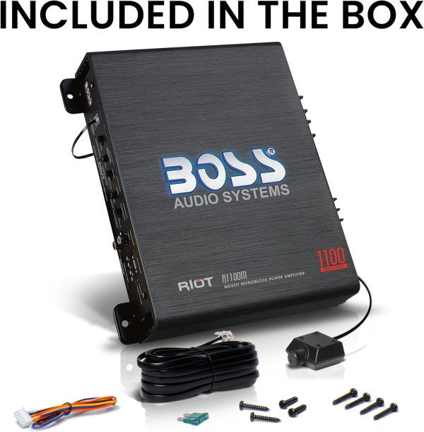 BOSS Audio Systems R1100M Riot Series Car Audio Subwoofer Am... - Image 6