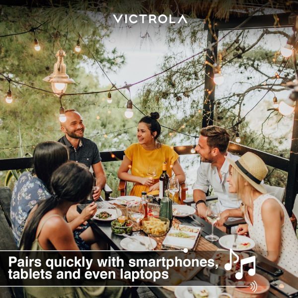 Victrola The Solar Rock Speakers Pair, 14 Hours Playtime, IP... - Image 7