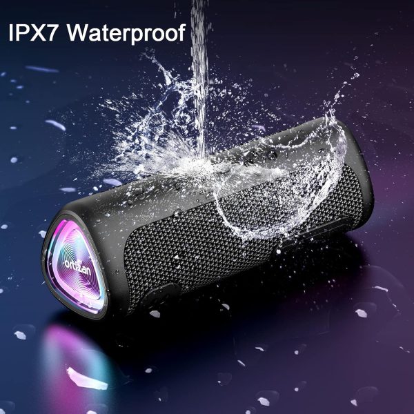 Ortizan Bluetooth Speaker Wireless, IPX7 Haut Parleur Blueto... - Image 3