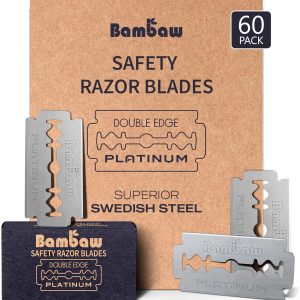 Bambaw – Double Edge Safety Razor Blades, Made of Swedish St...