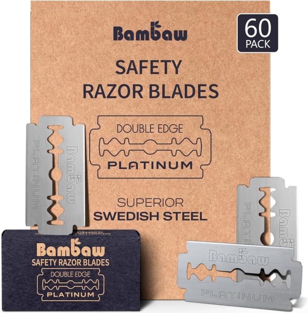 Bambaw – Double Edge Safety Razor Blades, Made of Swedish St...