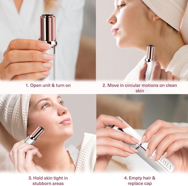 Facial Hair Removal for Women - Electric Razor Device, Small... - Image 4