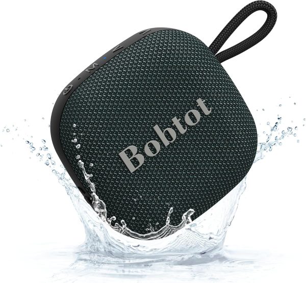 Bobtot Portable Bluetooth Speakers Wireless, IPX7 Waterproof...
