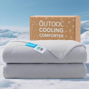 QUTOOL® Cooling Blankets for Hot Sleepers Summer Comforter f...