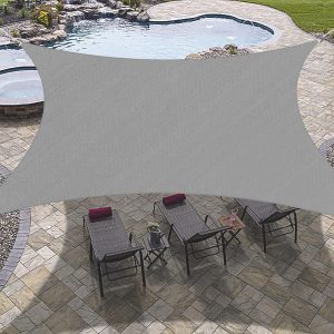 OutdoorLines Rectangle Sun Shade Sails for Patios 8 x 10 ft ...