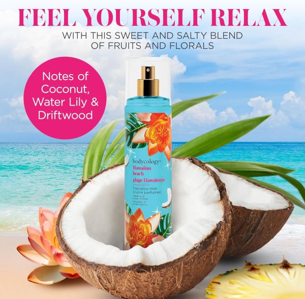 Bodycology Long-Lasting Fragrance Body Mist, Hawaiian Beach,... - Image 3