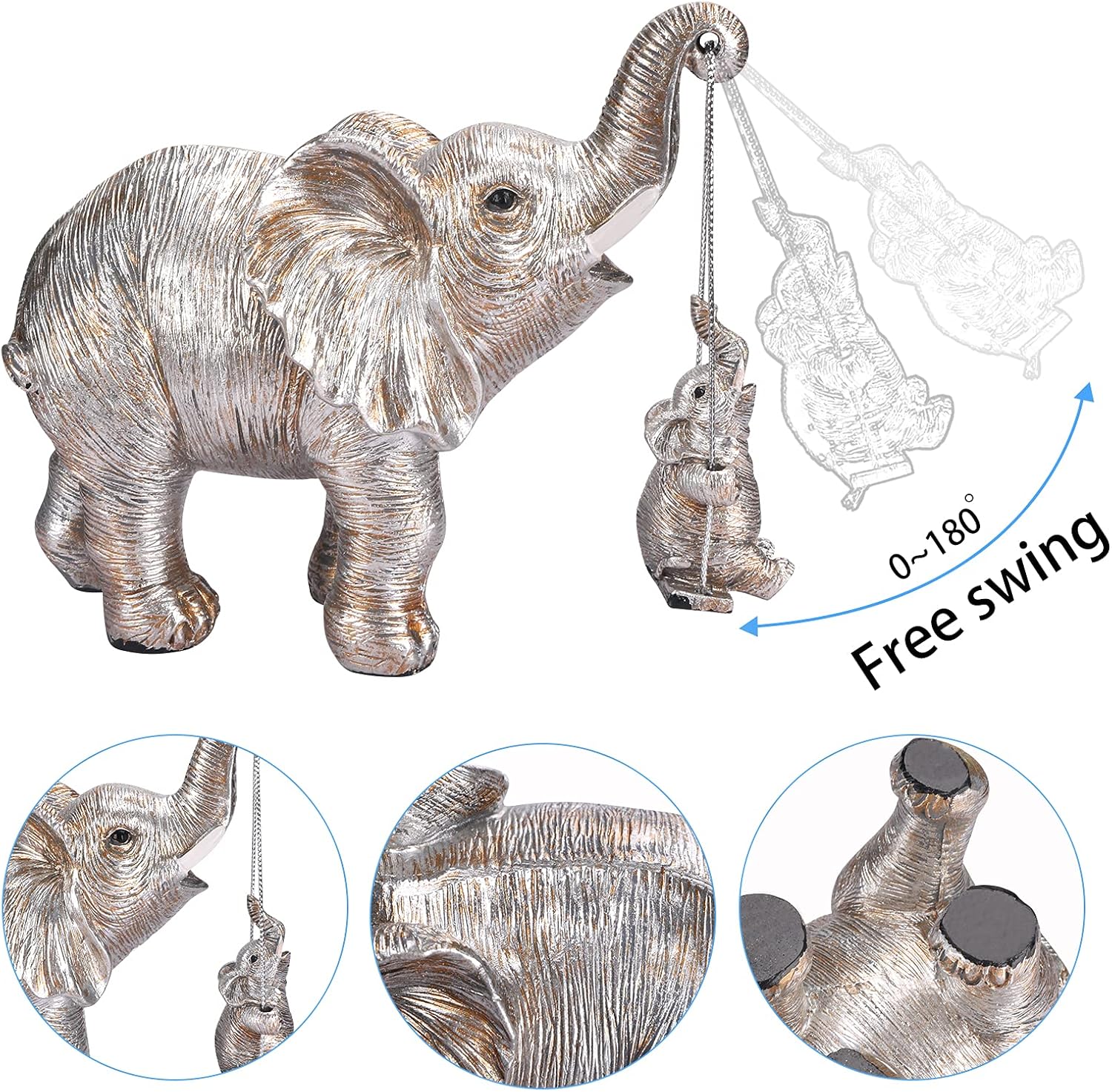 ZJ Whoest Elephant Statue. Elephant Decor Brings Good Luck, …