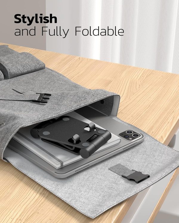 Nulaxy Dual Foldable Phone Stand for Desk, Fully Adjustable ... - Image 6